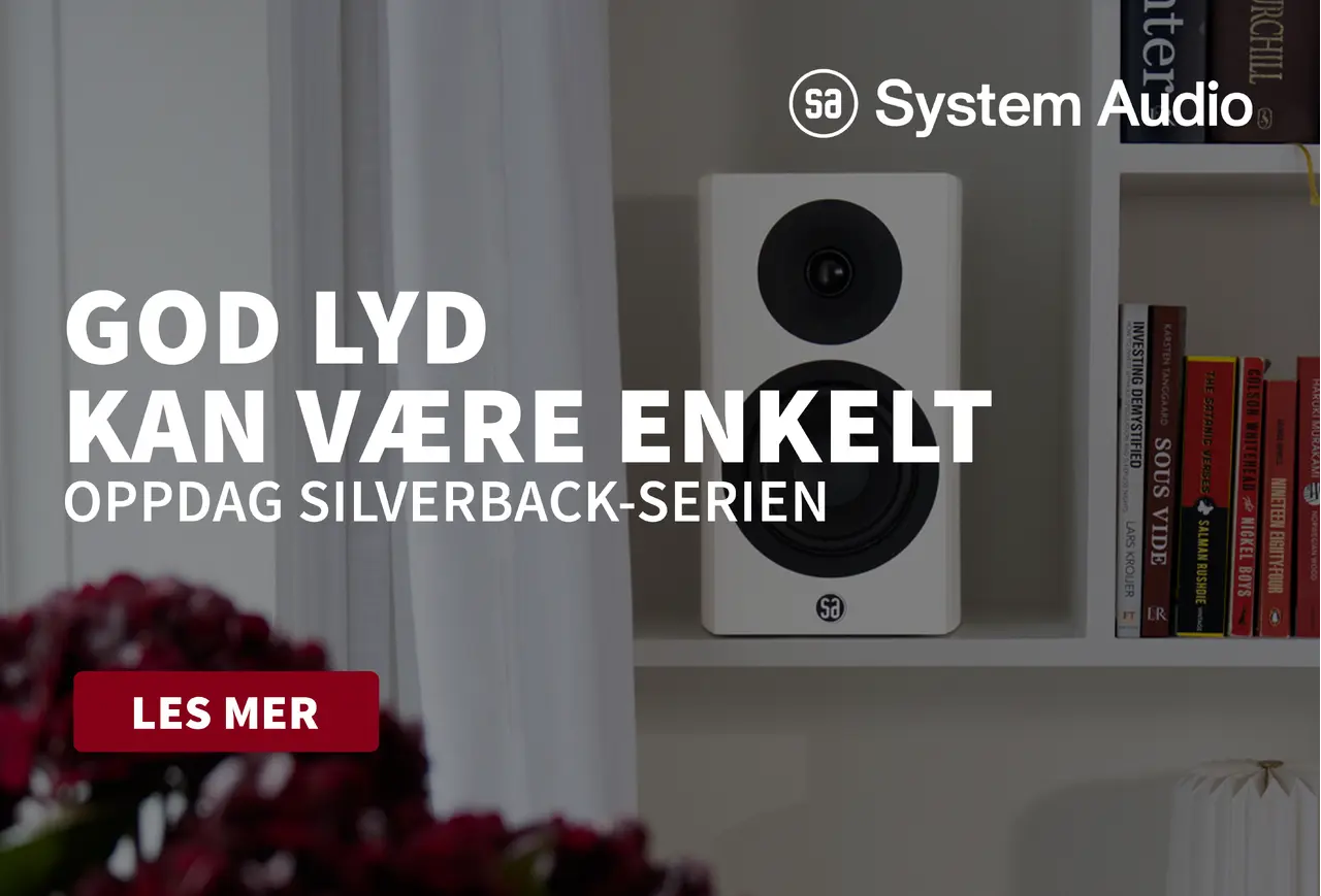 System Audio silverback trådløstmusikksystem av høyeste kvalitet